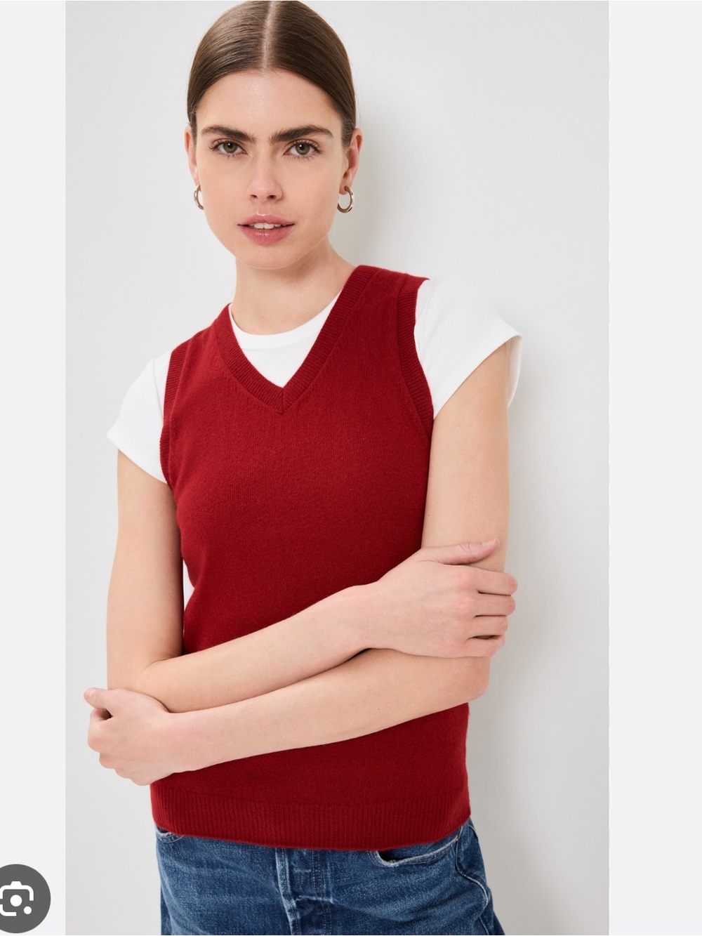 NWT Reformation Reese Cashmere Top